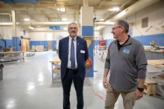 May 4, 2023: Senators Kane, Kearney and Lt Gov Davis tour Delaware County Tech High School