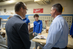 May 4, 2023: Senators Kane, Kearney and Lt Gov Davis tour Delaware County Tech High School