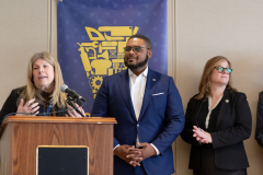 May 4, 2023: Senators Kane, Kearney and Lt Gov Davis tour Delaware County Tech High School