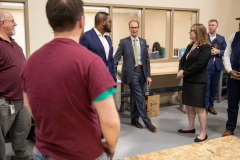 May 4, 2023: Senators Kane, Kearney and Lt Gov Davis tour Delaware County Tech High School