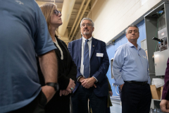 May 4, 2023: Senators Kane, Kearney and Lt Gov Davis tour Delaware County Tech High School