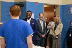 May 4, 2023: Senators Kane, Kearney and Lt Gov Davis tour Delaware County Tech High School