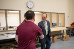 May 4, 2023: Senators Kane, Kearney and Lt Gov Davis tour Delaware County Tech High School