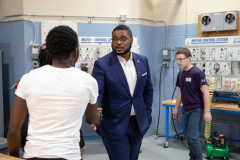 May 4, 2023: Senators Kane, Kearney and Lt Gov Davis tour Delaware County Tech High School