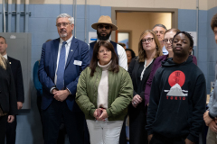 May 4, 2023: Senators Kane, Kearney and Lt Gov Davis tour Delaware County Tech High School