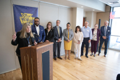 May 4, 2023: Senators Kane, Kearney  and Lt Gov Davis tour Delaware County Tech High School
