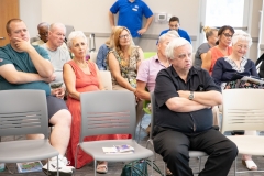 July 31, 2019: Senator Tim Kearney hosts a town hall discussion at the Ridley Township Library in Folsom. Senator Kearney provided an update on issues he has been working on in Harrisburg and in the district, and answered questions from constituents.
