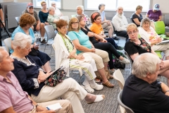 July 31, 2019: Senator Tim Kearney hosts a town hall discussion at the Ridley Township Library in Folsom. Senator Kearney provided an update on issues he has been working on in Harrisburg and in the district, and answered questions from constituents.