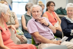 July 31, 2019: Senator Tim Kearney hosts a town hall discussion at the Ridley Township Library in Folsom. Senator Kearney provided an update on issues he has been working on in Harrisburg and in the district, and answered questions from constituents.