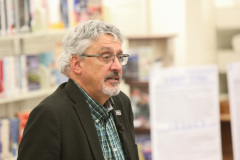 March 7, 2022:  Sen. Tim Kearney hosts a town hall at the Sellers Memorial Library in Upper Darby.