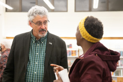 March 7, 2022:  Sen. Tim Kearney hosts a town hall at the Sellers Memorial Library in Upper Darby.
