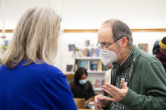 March 7, 2022:  Sen. Tim Kearney hosts a town hall at the Sellers Memorial Library in Upper Darby.
