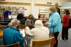 March 7, 2022:  Sen. Tim Kearney hosts a town hall at the Sellers Memorial Library in Upper Darby.