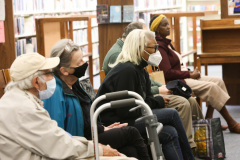 March 7, 2022:  Sen. Tim Kearney hosts a town hall at the Sellers Memorial Library in Upper Darby.