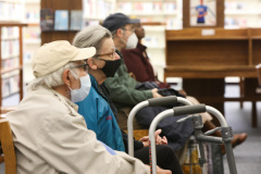 March 7, 2022:  Sen. Tim Kearney hosts a town hall at the Sellers Memorial Library in Upper Darby.