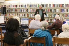 March 7, 2022:  Sen. Tim Kearney hosts a town hall at the Sellers Memorial Library in Upper Darby.