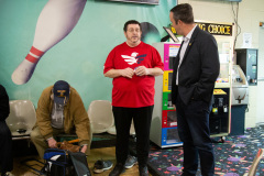 March 3, 2022: Senator Tim Kearney and Rep. Mike Zabel in partnership with Compeer of Suburban Philadelphia hosted a Veteran and Family Bowling Night.