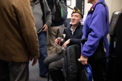 November 16, 2019:  Senator Tim Kearney honors veterans and their service to our country at a Veteran's Expo featuring vendors and experts in a wide variety of veteran's services.