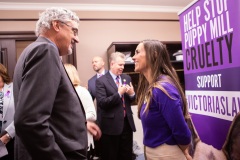 October 22, 2019: Supporters of Victoria’s Law, a bill to end the puppy mill industry in Pennsylvania, were joined in the Capitol today by three-time Olympic gold medalist Heather Mitts, a defender for the U.S. Women’s National Team and an animal advocate.  Mitts, a native of Ohio, now lives in Delawary County.