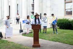 August 26, 2021: Senators Kearney and Cappelletti  held a rally in front of the Delaware County Courthouse in Media with We the People and  For Our Future to call for release of idled American Rescue Plan Funds to help the vulnerable and rebuild the economy.