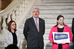 March 30, 2022:  Senator Kearney joins the We the People Campaign in calling for the majority in Harrisburg to use American Rescue Plan (ARP) funding to support PA families.