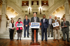 March 30, 2022:  Senator Kearney joins the We the People Campaign in calling for the majority in Harrisburg to use American Rescue Plan (ARP) funding to support PA families.