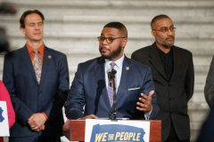 March 30, 2022:  Senator Kearney joins the We the People Campaign in calling for the majority in Harrisburg to use American Rescue Plan (ARP) funding to support PA families.