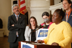 March 30, 2022:  Senator Kearney joins the We the People Campaign in calling for the majority in Harrisburg to use American Rescue Plan (ARP) funding to support PA families.