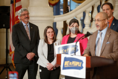 ਮਾਰਚ 30, 2022:  Senator Kearney joins the We the People Campaign in calling for the majority in Harrisburg to use American Rescue Plan (ARP) funding to support PA families.