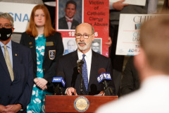 April 4, 2022: April 2022 marks the official 21st anniversary of Sexual Assault Awareness Month.  I proudly stood with Gov. Tom Wolf, Attorney General Josh Shapiro, state Rep. Mark Rozzi, Marci Hamilton, Founder and CEO of CHILD USA, and all abuse survivors to advocate for the Senate to pass House Bill 951.