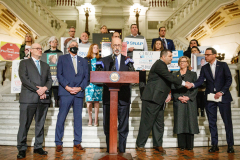April 4, 2022: April 2022 marks the official 21st anniversary of Sexual Assault Awareness Month.  I proudly stood with Gov. Tom Wolf, Attorney General Josh Shapiro, state Rep. Mark Rozzi, Marci Hamilton, Founder and CEO of CHILD USA, and all abuse survivors to advocate for the Senate to pass House Bill 951.