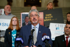 April 4, 2022: April 2022 marks the official 21st anniversary of Sexual Assault Awareness Month.  I proudly stood with Gov. Tom Wolf, Attorney General Josh Shapiro, state Rep. Mark Rozzi, Marci Hamilton, Founder and CEO of CHILD USA, and all abuse survivors to advocate for the Senate to pass House Bill 951.