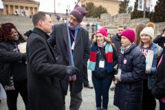 January 19, 2019:  Senator Tim Kearney joins thousands at the 3rd Annual Women's March in Philadelphia.