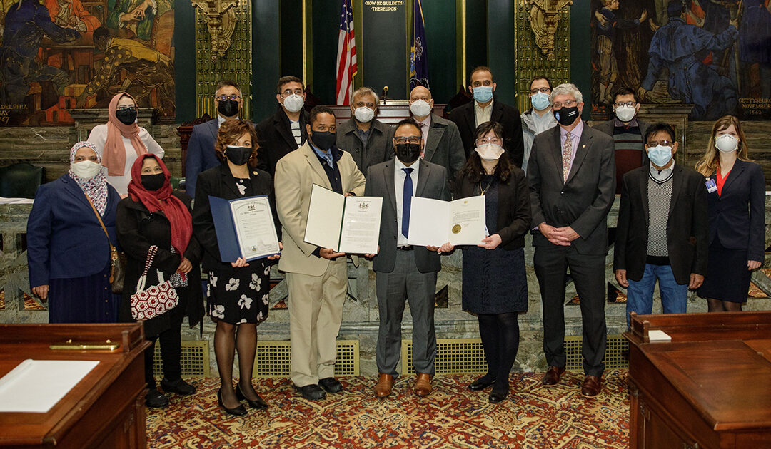 Senators Sharif Street and Tim Kearney Honor Muslim Aid Initiative’s COVID Response