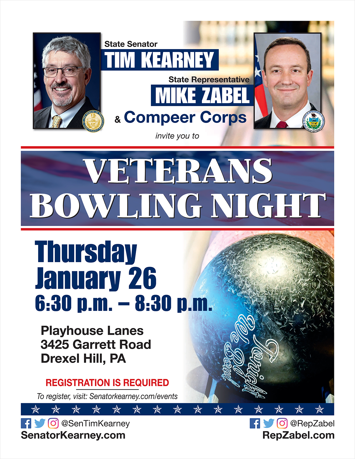 2022 Veterans Bowling Night