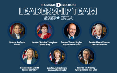 El Caucus Demócrata del Senado de Pensilvania elige su equipo de liderazgo para la sesión legislativa 2023-24