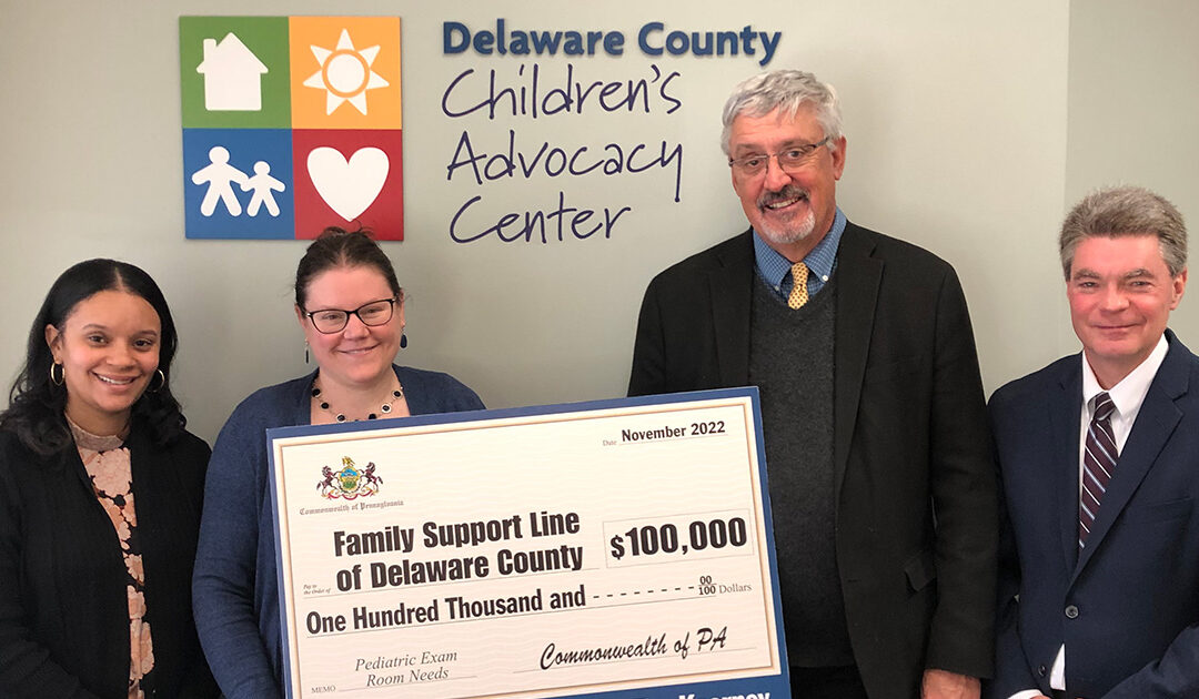 State Senator Tim Kearney Supports Delaware County Children’s Advocacy Center with State Grant