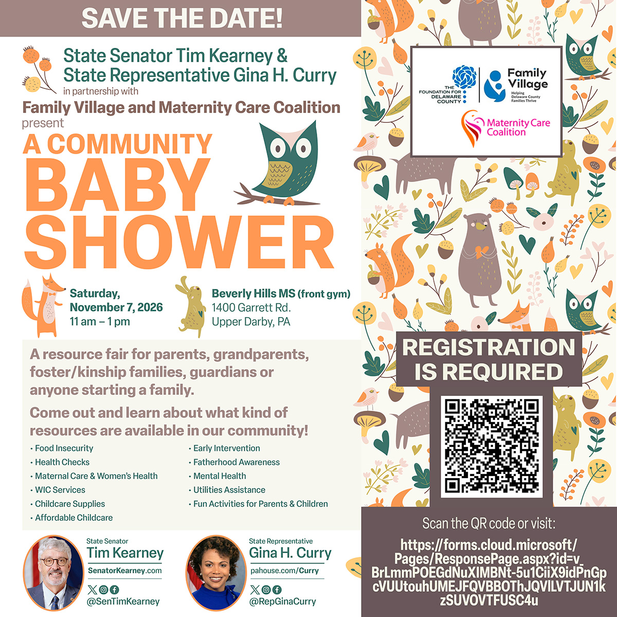 Baby Shower 2026 - November 9, 2026