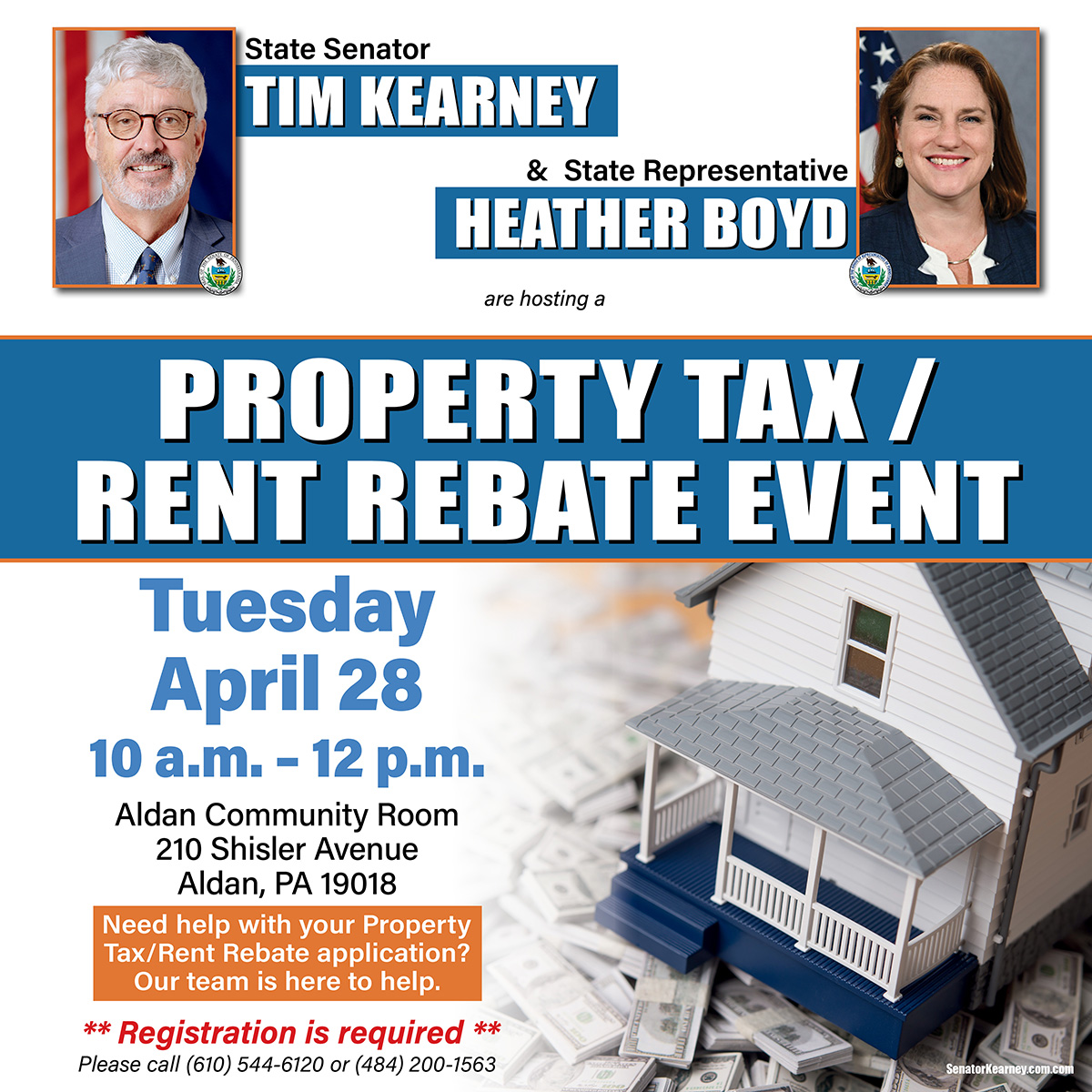 Property Tax/Rent Rebate Event - April 28, 2026