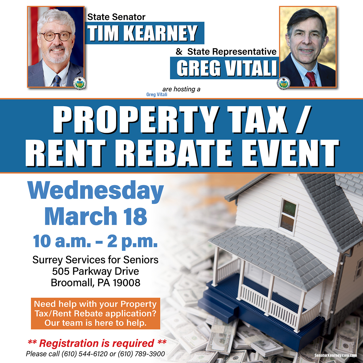 Property Tax/Rent Rebate Event - March 18, 2026