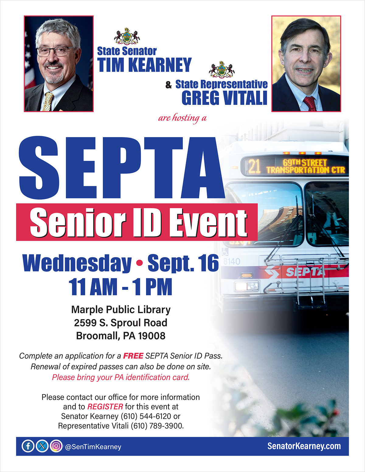 SEPTA Senior Key Card Sign‑Up Event