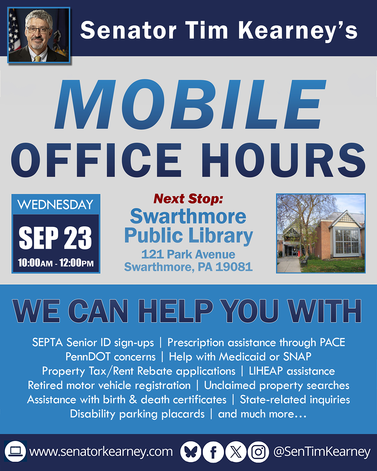 Mobile Office Hours (Swarthmore Public Library)
